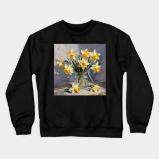 Easter Daffodils Study Crewneck Sweatshirt